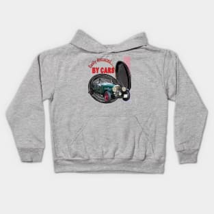 Easily distracted by cars Kids Hoodie